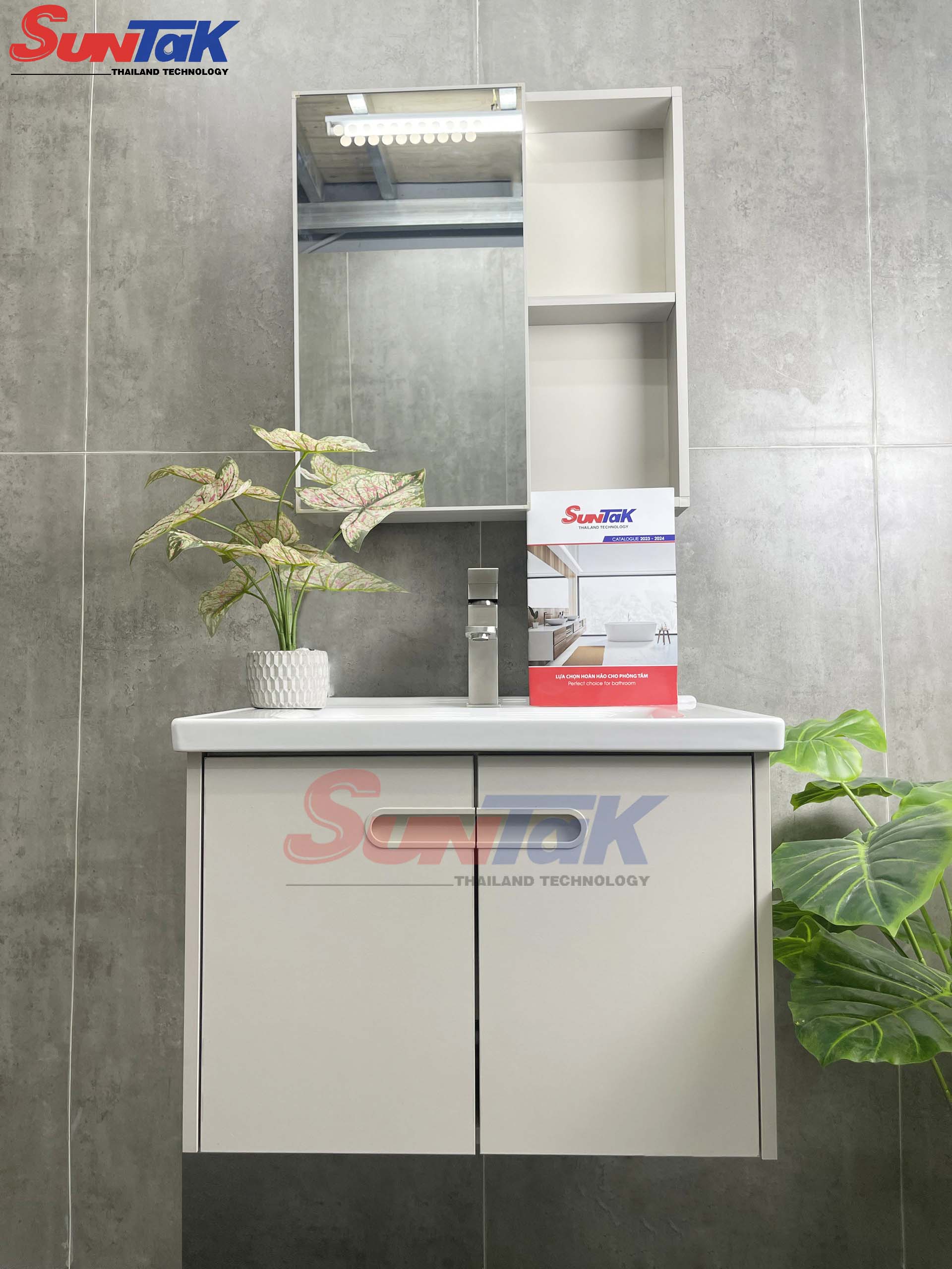 Tủ Lavabo Nhà Tắm Thông Minh Nhôm Cao Cấp