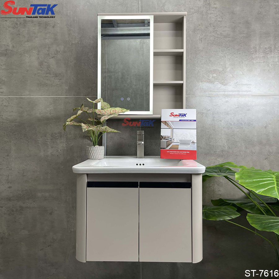 Tủ Lavabo Nhà Tắm Thông Minh Nhôm