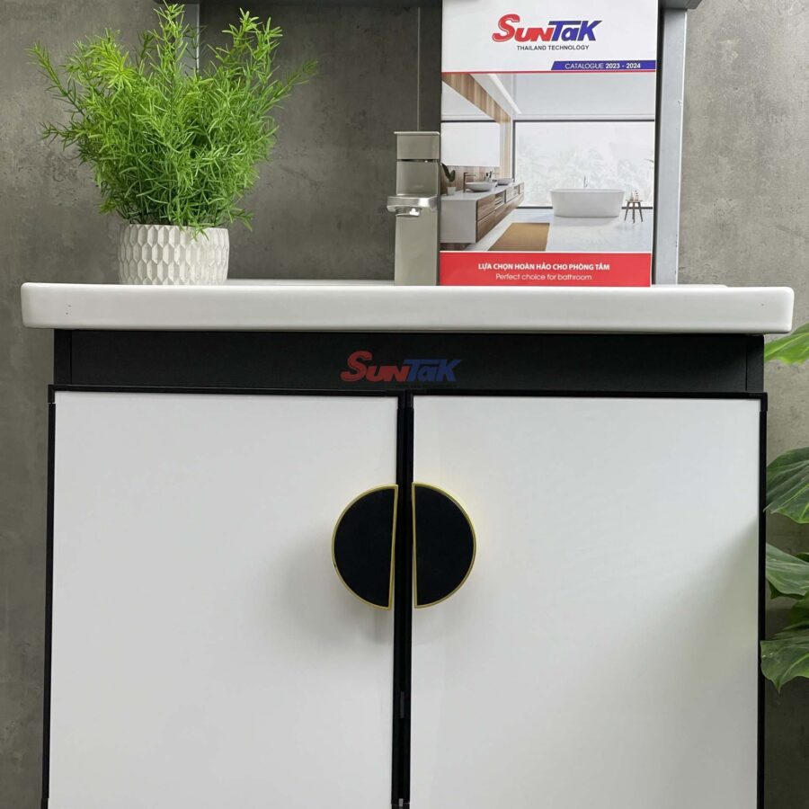 Tủ Lavabo Nhà Tắm Gương Đèn LED Nhôm