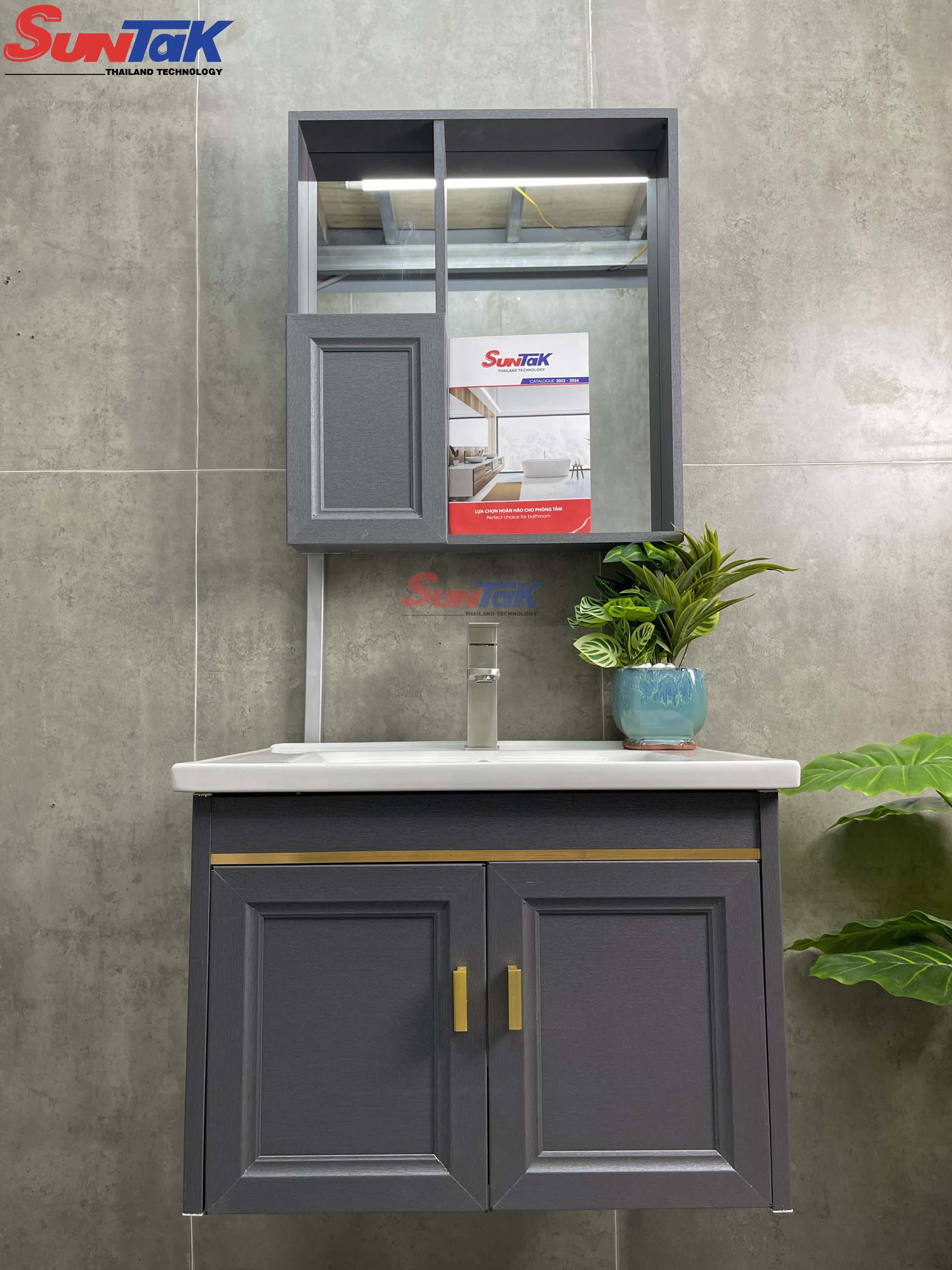 Tủ Lavabo Nhôm Nhà Tắm Cao Cấp