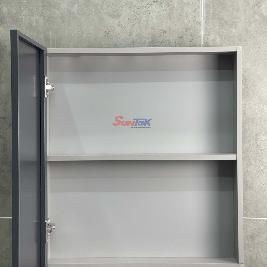 Tủ Lavabo Nhà Tắm Nhôm Màu Xám