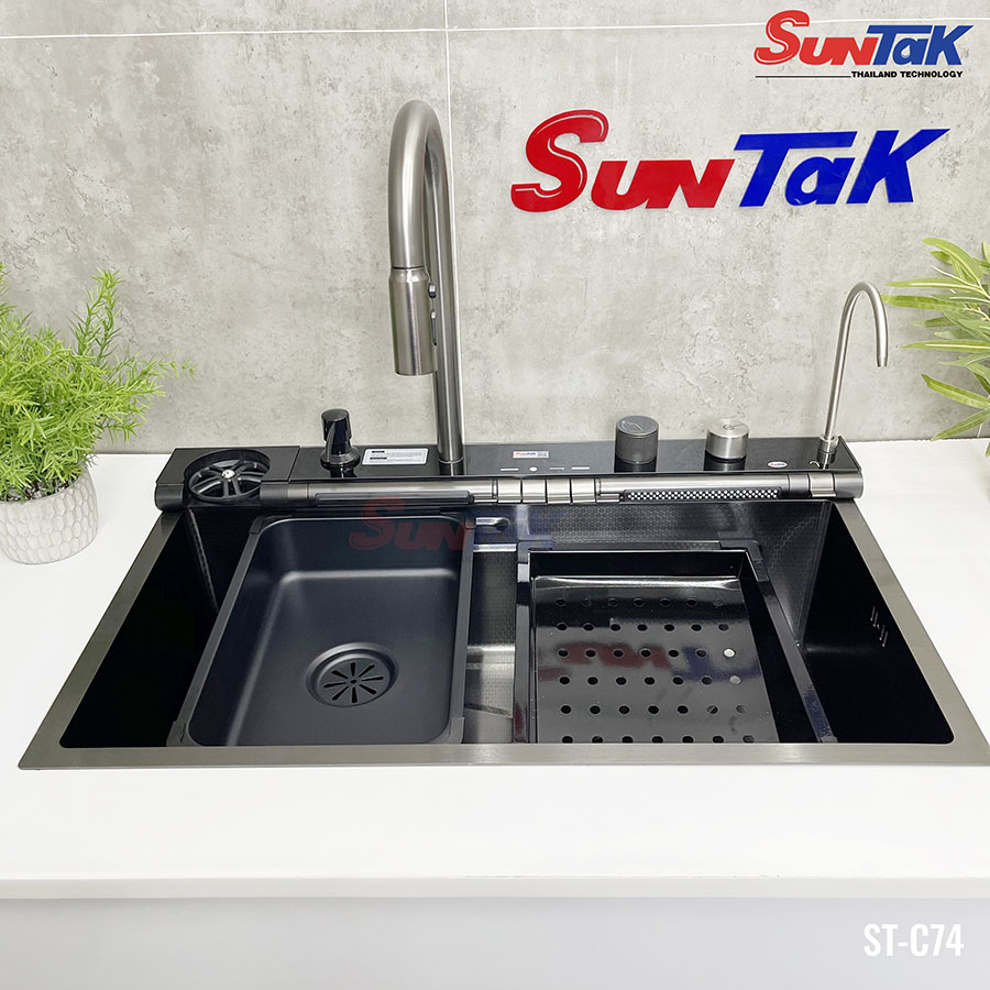 Chậu Rửa Chén Thông Minh 1 Hộc 6 Phím