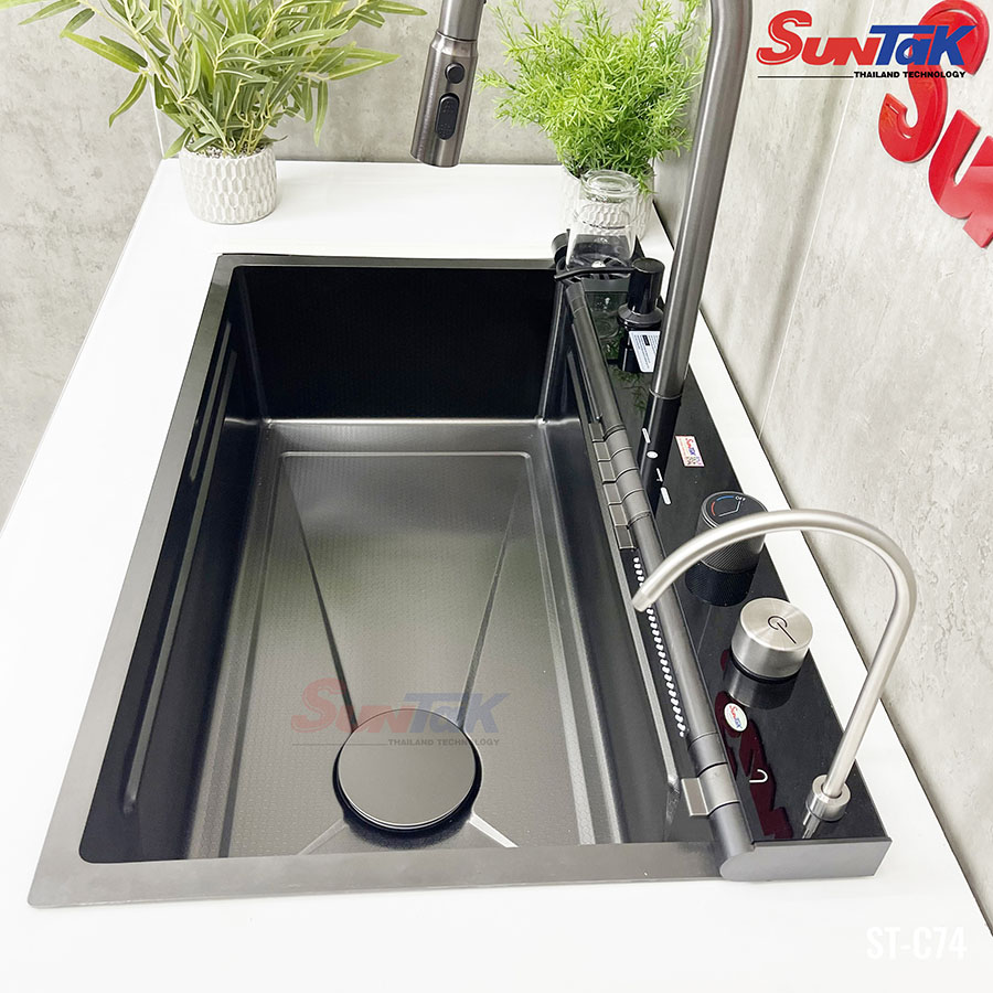 Chậu Rửa Chén Thông Minh 1 Hộc 6 Phím