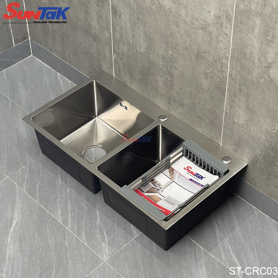 Chậu Rửa Chén Inox 304 2 Hố