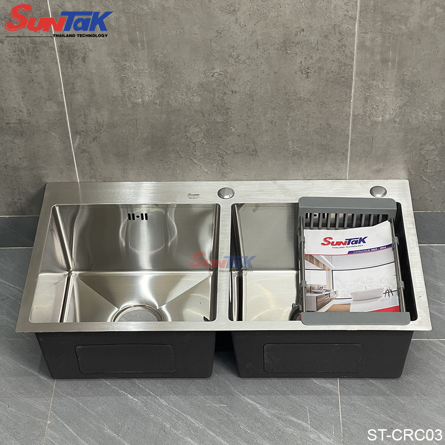 Chậu Rửa Chén Inox 304 2 Hố