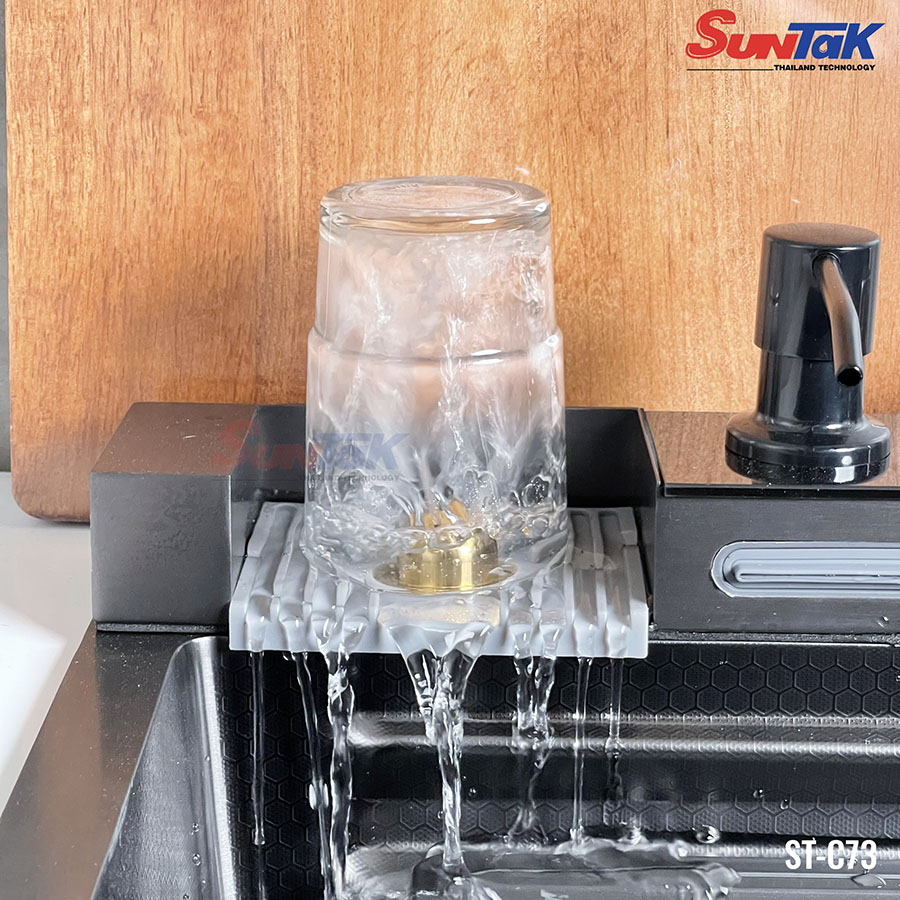 Chậu Rửa Chén 1 Hộc Đa Năng Hiển Thị Nhiệt Độ