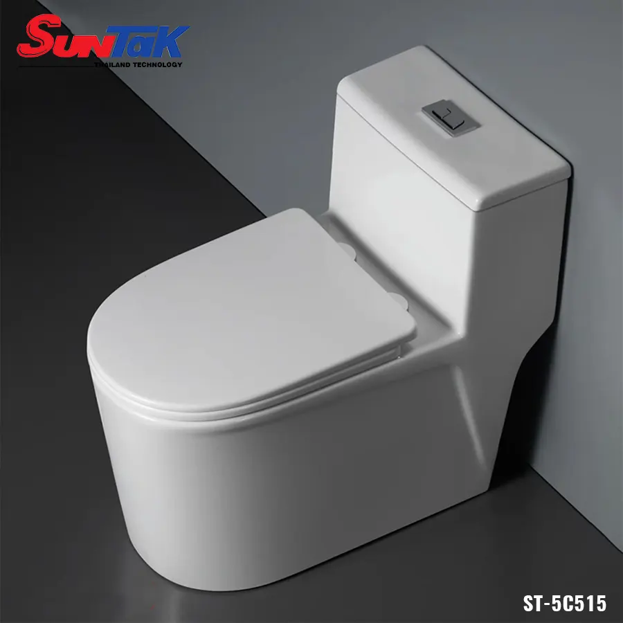 bồn cầu 1 khối trắng
