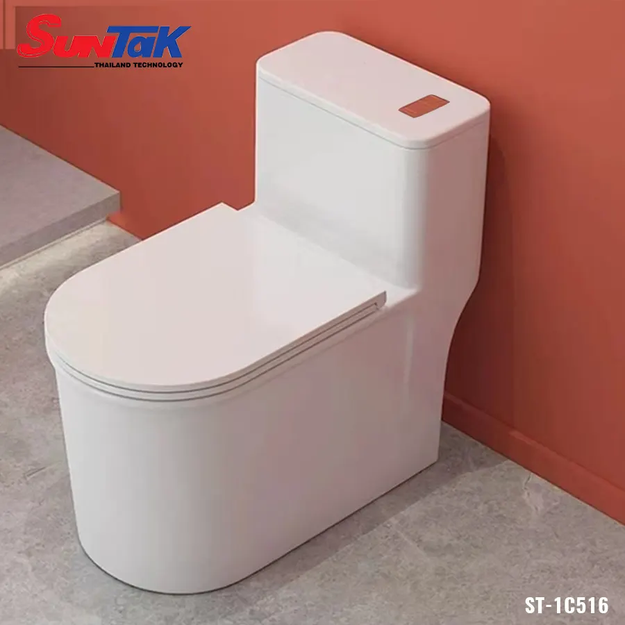 bồn cầu 1 khối trắng