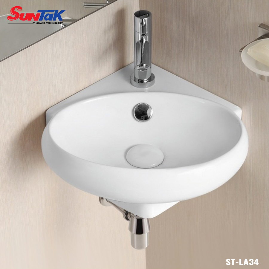 lavabo treo tường góc
